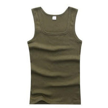 Load image into Gallery viewer, YJSFG HOUSE HOT Sale Men's Casual Tank Tops Summer Bodybuilding Sleeveless Vest Square Collar Fashion Male Tees