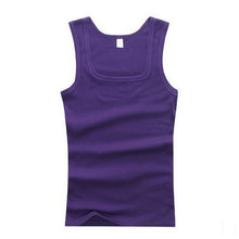 Load image into Gallery viewer, YJSFG HOUSE HOT Sale Men's Casual Tank Tops Summer Bodybuilding Sleeveless Vest Square Collar Fashion Male Tees