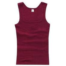 Load image into Gallery viewer, YJSFG HOUSE HOT Sale Men's Casual Tank Tops Summer Bodybuilding Sleeveless Vest Square Collar Fashion Male Tees