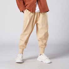 Load image into Gallery viewer, Sincism Store Men Harem Pants Japanese Casual Cotton Linen Trouser Man Jogger Pants Chinese Baggy Pants