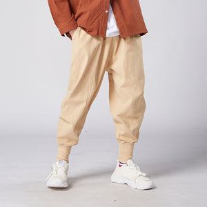 Sincism Store Men Harem Pants Japanese Casual Cotton Linen Trouser Man Jogger Pants Chinese Baggy Pants